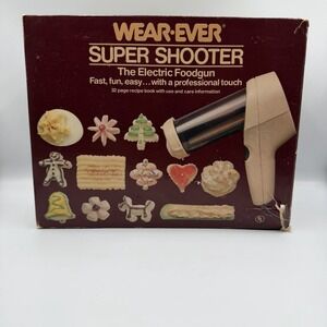 Vintage Wear-Ever Super Shooter 70123 Electric Food Gun Cookie Press